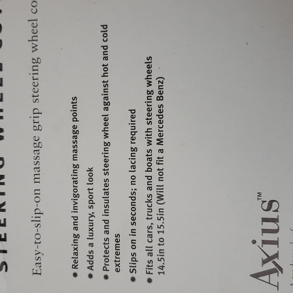 Burlwood Massage Grip Steering Wheel Cover - Picture 5 of 8